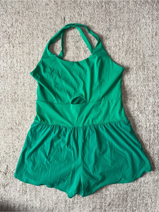 Pants - Green Cutout Athletic Romper